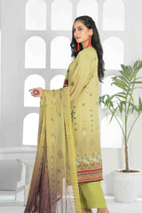 Namah by Tawakkal Unstitched 3 Piece Emb Digital Print Staple Linen Suit-N-8010