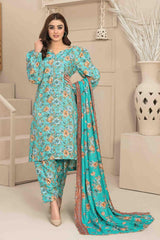 Manahil by Tawakkal Unstitched 3 Piece Digital Printed Linen Suit-M-8039