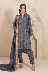 Manahil by Tawakkal Unstitched 3 Piece Digital Printed Linen Suit-M-8043