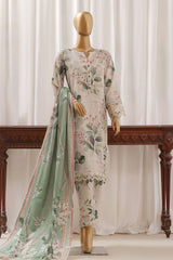 Sada Bahar Stitched 3 Piece Emb Khaddar Vol-02 Suit-D-8143-Skin