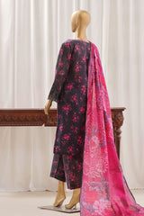 Sada Bahar Stitched 3 Piece Emb Khaddar Vol-02 Suit-D-8147-Purple
