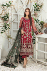 Amani by Tawakkal Semi Stitched 3 Piece Formal Collection'2023-AS-8327