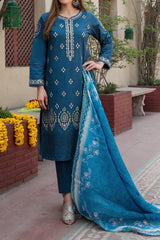 Tradition Of Love by Tawakkal Semi Stitched Jacquard Lawn Festive Eid Suit-T-8503