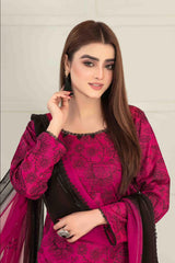 Nazmin by Tawakkal Unstitched 3 Piece Slub Lawn Suit-N-8574