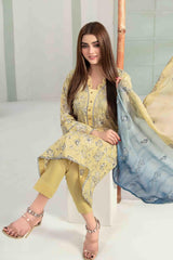 Nazmin by Tawakkal Unstitched 3 Piece Slub Lawn Suit-N-8577