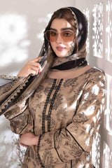 Nazmin by Tawakkal Unstitched 3 Piece Slub Lawn Suit-N-8580