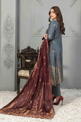 Charmaine by Tawakkal Unstitched 3 Piece Banarsi Lawn Suit-CB-8605