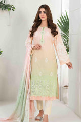 Zarminay by Tawakkal Unstitched 3 Piece Print & Emb Lawn Suit-Z-8673