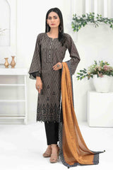 Zarminay by Tawakkal Unstitched 3 Piece Print & Emb Lawn Suit-Z-8674