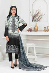 Zarminay by Tawakkal Unstitched 3 Piece Print & Emb Lawn Suit-Z-8676