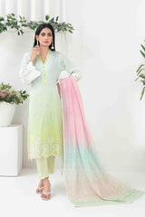 Zarminay by Tawakkal Unstitched 3 Piece Print & Emb Lawn Suit-Z-8677