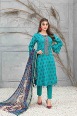Devina by Tawakkal Unstitched 3 Piece Emb Lawn Suit-DV-8746