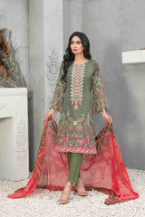 Devina by Tawakkal Unstitched 3 Piece Emb Lawn Suit-DV-8748