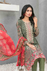 Devina by Tawakkal Unstitched 3 Piece Emb Lawn Suit-DV-8748
