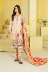 Samara by Tawakkal Unstitched 3 Piece Digital Print Emb Lawn Suit-S-8796