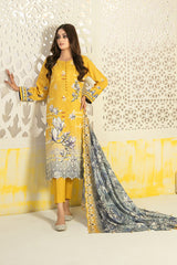 Samara by Tawakkal Unstitched 3 Piece Digital Print Emb Lawn Suit-S-8798