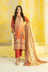 Samara by Tawakkal Unstitched 3 Piece Digital Print Emb Lawn Suit-S-8802