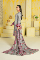 Samara by Tawakkal Unstitched 3 Piece Digital Print Emb Lawn Suit-S-8803