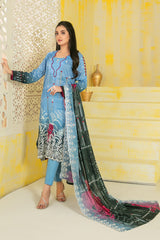 Samara by Tawakkal Unstitched 3 Piece Digital Print Emb Lawn Suit-S-8805