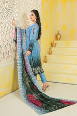Samara by Tawakkal Unstitched 3 Piece Digital Print Emb Lawn Suit-S-8805