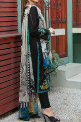 Orla by Tawakkal Semi Stitched 3 Piece Emb Lawn Suit-O-8852