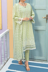 Orla by Tawakkal Semi Stitched 3 Piece Emb Lawn Suit-O-8857