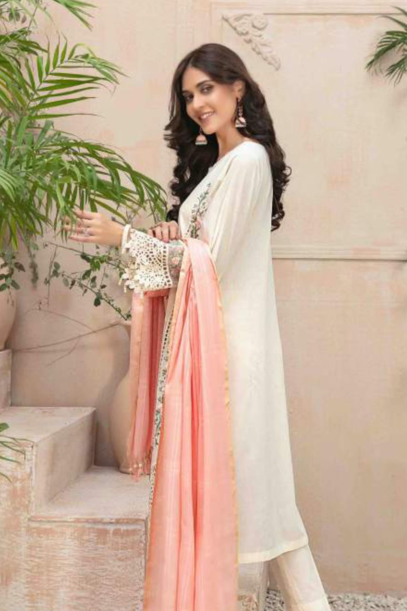 Afsaneh by Tawakkal Semi Stitched 3 Piece Jacquard Lawn Collection'2023-A-8869