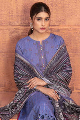 Saaja by Tawakkal Unstitched 3 Piece Emb Digital Print Lawn Suit-S-8897