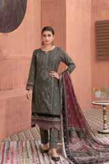 Saaja by Tawakkal Unstitched 3 Piece Emb Digital Print Lawn Suit-S-8898