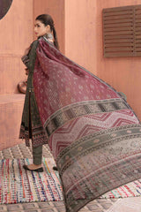 Saaja by Tawakkal Unstitched 3 Piece Emb Digital Print Lawn Suit-S-8898