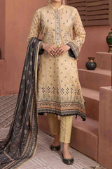 Saaja by Tawakkal Unstitched 3 Piece Emb Digital Print Lawn Suit-S-8899