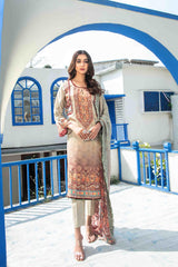 Bareerah by Tawakkal Unstitched 3 Piece Broshia Digital Print Lawn Suit-B-8901