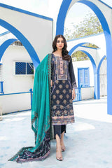 Bareerah by Tawakkal Unstitched 3 Piece Broshia Digital Print Lawn Suit-B-8902