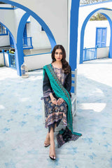Bareerah by Tawakkal Unstitched 3 Piece Broshia Digital Print Lawn Suit-B-8902