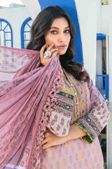 Bareerah by Tawakkal Unstitched 3 Piece Broshia Digital Print Lawn Suit-B-8904