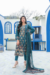 Bareerah by Tawakkal Unstitched 3 Piece Broshia Digital Print Lawn Suit-B-8906