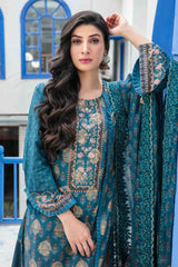 Bareerah by Tawakkal Unstitched 3 Piece Broshia Digital Print Lawn Suit-B-8906