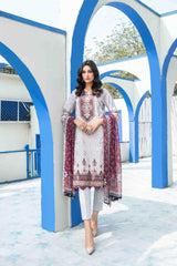 Bareerah by Tawakkal Unstitched 3 Piece Broshia Digital Print Lawn Suit-B-8910