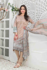 Mehmal by Tawakkal Unstitched 3 Piece Lawn Suit-M-8912