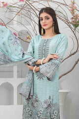 Mehmal by Tawakkal Unstitched 3 Piece Lawn Suit-M-8915