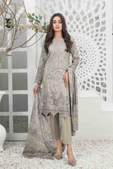 Mehmal by Tawakkal Unstitched 3 Piece Lawn Suit-M-8918