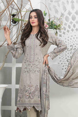 Mehmal by Tawakkal Unstitched 3 Piece Lawn Suit-M-8918