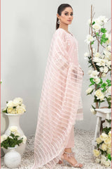 Gardenia by Tawakkal Semi Stitched 3 Piece Fancy Emb Lawn Suit-G-8966