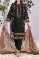 Farasha by Tawakkal Semi Stitched 3 Piece Jacquard Lawn Suit-F-8976