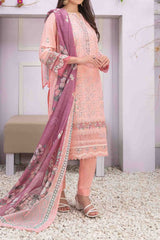 Farasha by Tawakkal Semi Stitched 3 Piece Jacquard Lawn Suit-F-8974
