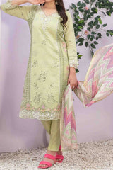 Farasha by Tawakkal Semi Stitched 3 Piece Jacquard Lawn Suit-F-8972
