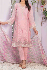 Farasha by Tawakkal Semi Stitched 3 Piece Jacquard Lawn Suit-F-8971