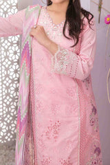 Farasha by Tawakkal Semi Stitched 3 Piece Jacquard Lawn Suit-F-8971