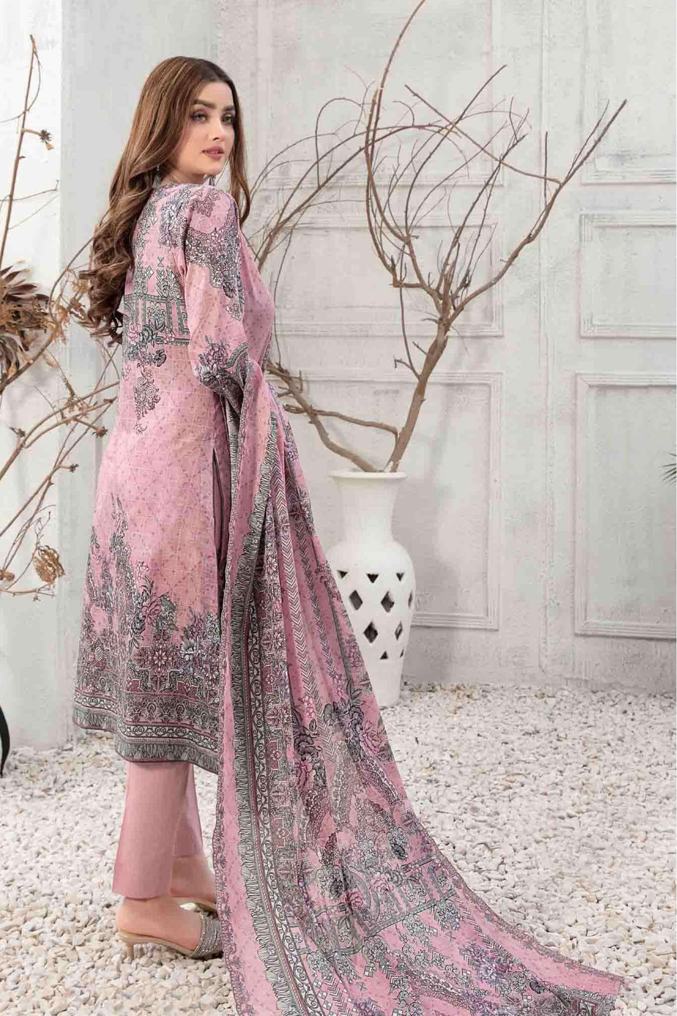 Aiyleen by Tawakkal Unstitched 3 Piece Emb Lawn Print Collection'2023-A-8992