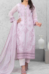 Zareesh by Tawakkal Semi Stitched 3 Piece Emb Fancy Suit-Z-9014